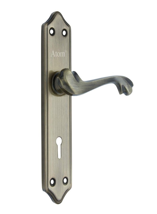 أتوم قفل باب نقر شديد التحمل من Atom لغرفة النوم، غرفة المعيشة، الباب الرئيسي، تشطيب نحاسي عتيق | 3 مفاتيح | طقم قفل مزدوج المراحل بستة أذرع للمنزل والفندق والمكتب (PLUTOKY) - Image 3